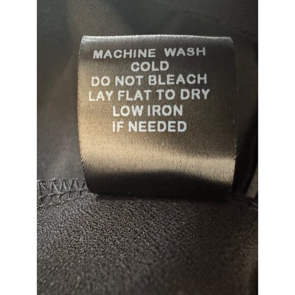 NWT The Vanity Room L Black Sleeveless Tie-Neck Romper - Picture 11 of 15